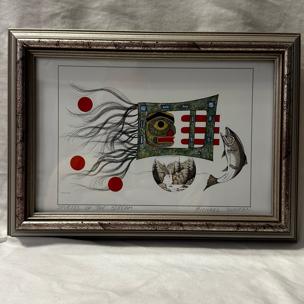 Michael Duncan Spirits of the Stream Canadian Artist Framed Art Print